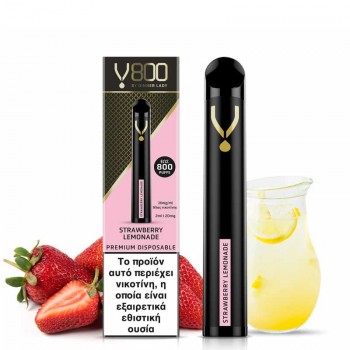 Dinner Lady V800 Disposable Strawberry Lemonade